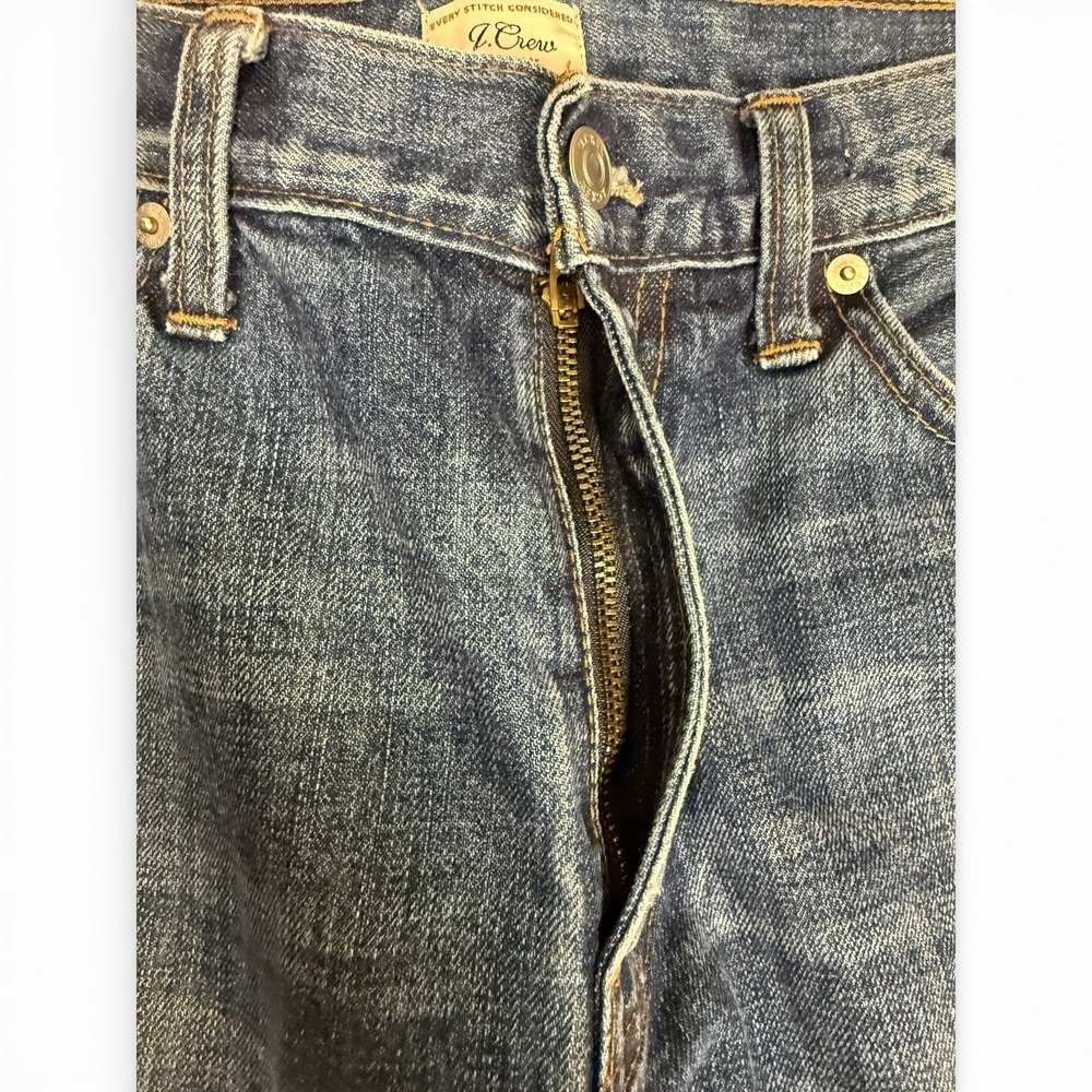 J Crew Jeans Men 31x32  Denim 770 Straight Fit Medium Wash - Picture 5 of 11